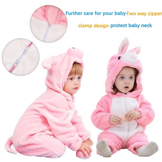 Custom Knitted Bodysuit New Born Baby Winter Romper Clothes Long Sleeve Baby Rompers Wholesale