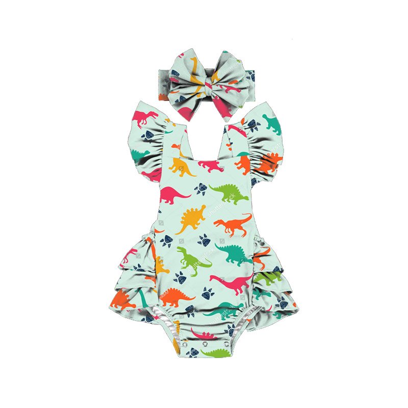 baby rompers girl flutter sleeve newborn baby romper for 0-3 months