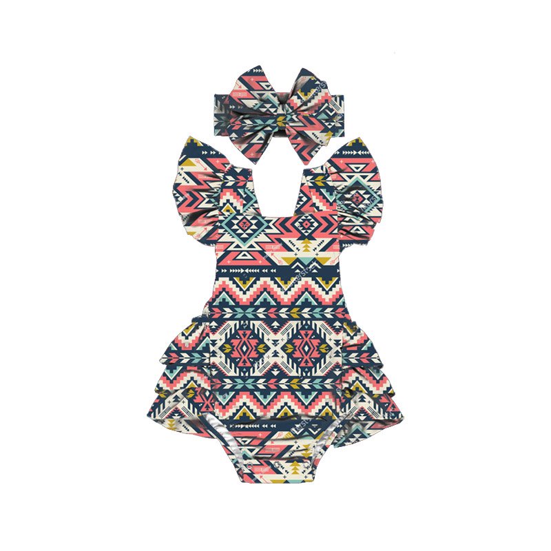 baby rompers girl flutter sleeve newborn baby romper for 0-3 months