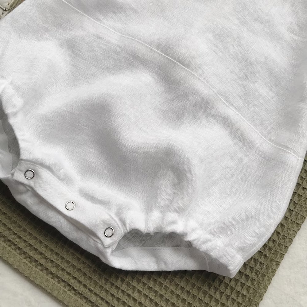 Baby Romper Embroidery Blank Baby Personalized Romper Baby Neutral Romper