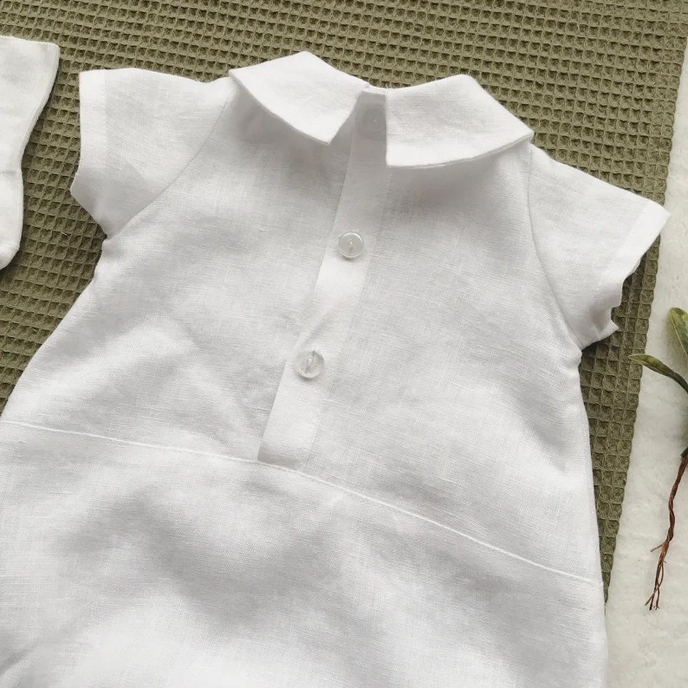 Baby Romper Embroidery Blank Baby Personalized Romper Baby Neutral Romper