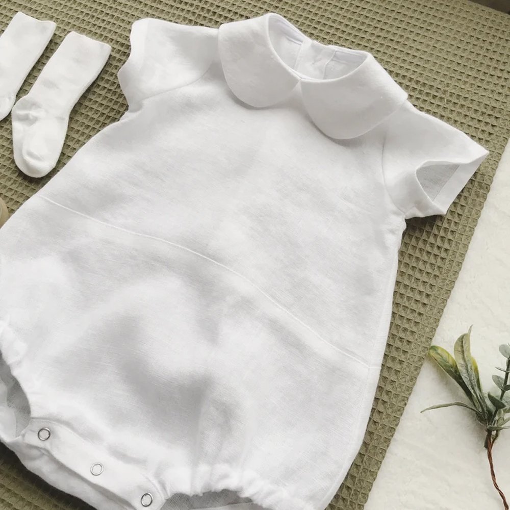 Baby Romper Embroidery Blank Baby Personalized Romper Baby Neutral Romper
