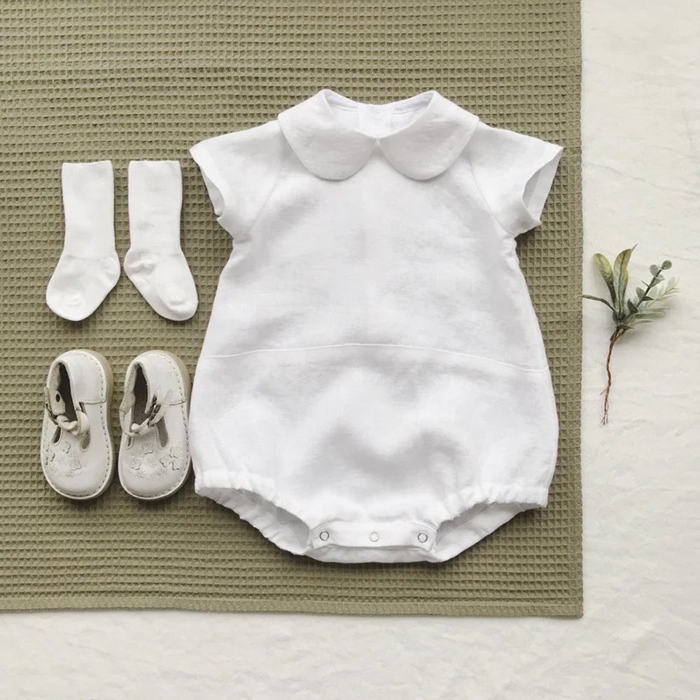 Baby Romper Embroidery Blank Baby Personalized Romper Baby Neutral Romper
