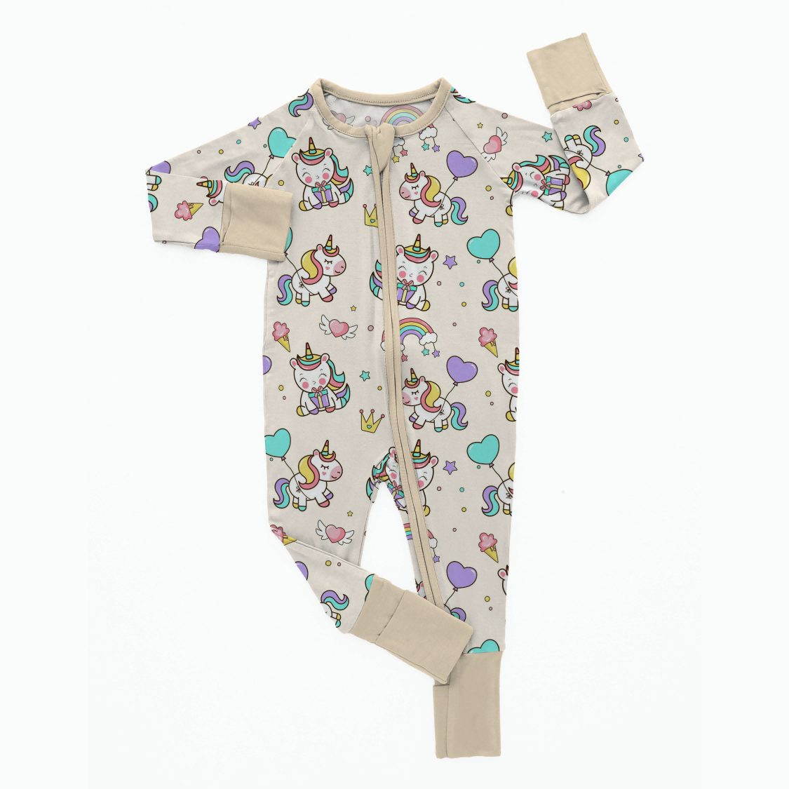 Customized Christmas Bamboo Spandex Baby Romper Newborn Long Sleeve Plain Baby Organic Cotton Bamboo Baby Pajamas Clothes