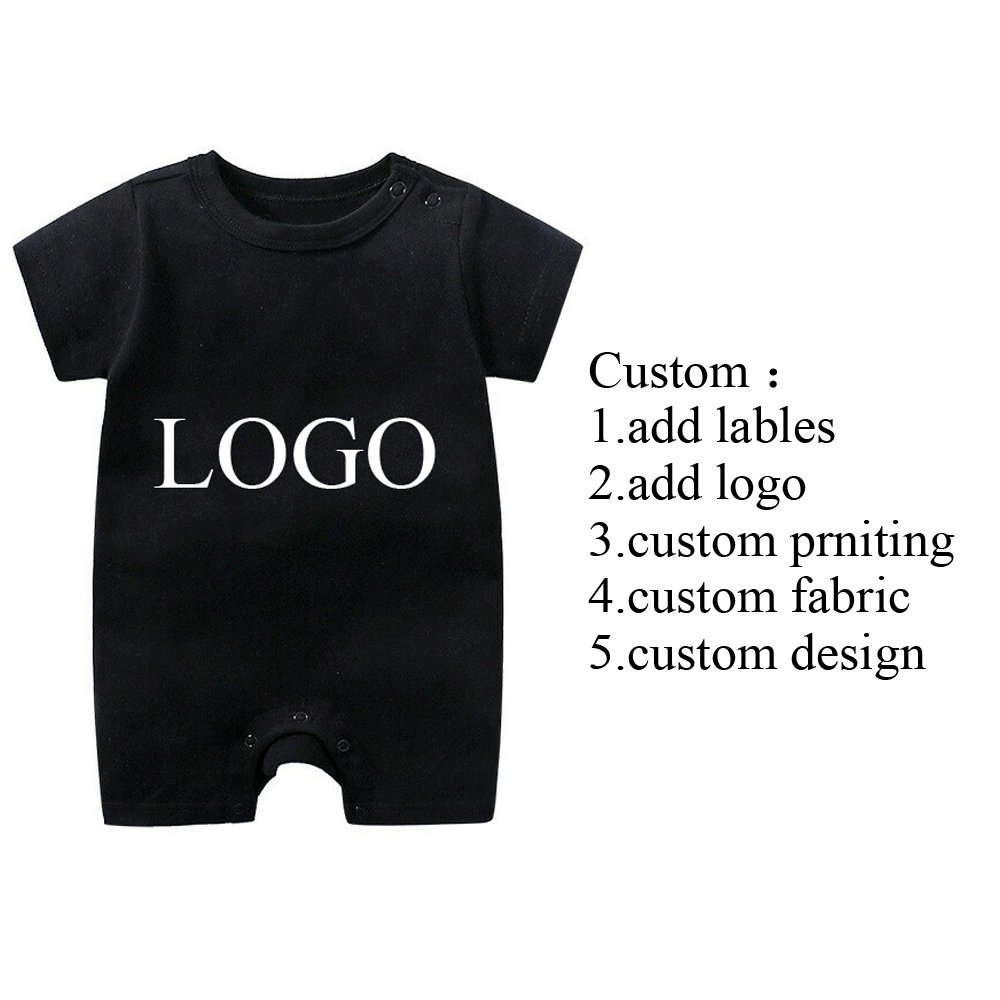 baby rompers wholesale for baby GOTS Cotton Toddler bodysuit Cotton kids sleepsuit newborn infant cotton jumpsuit