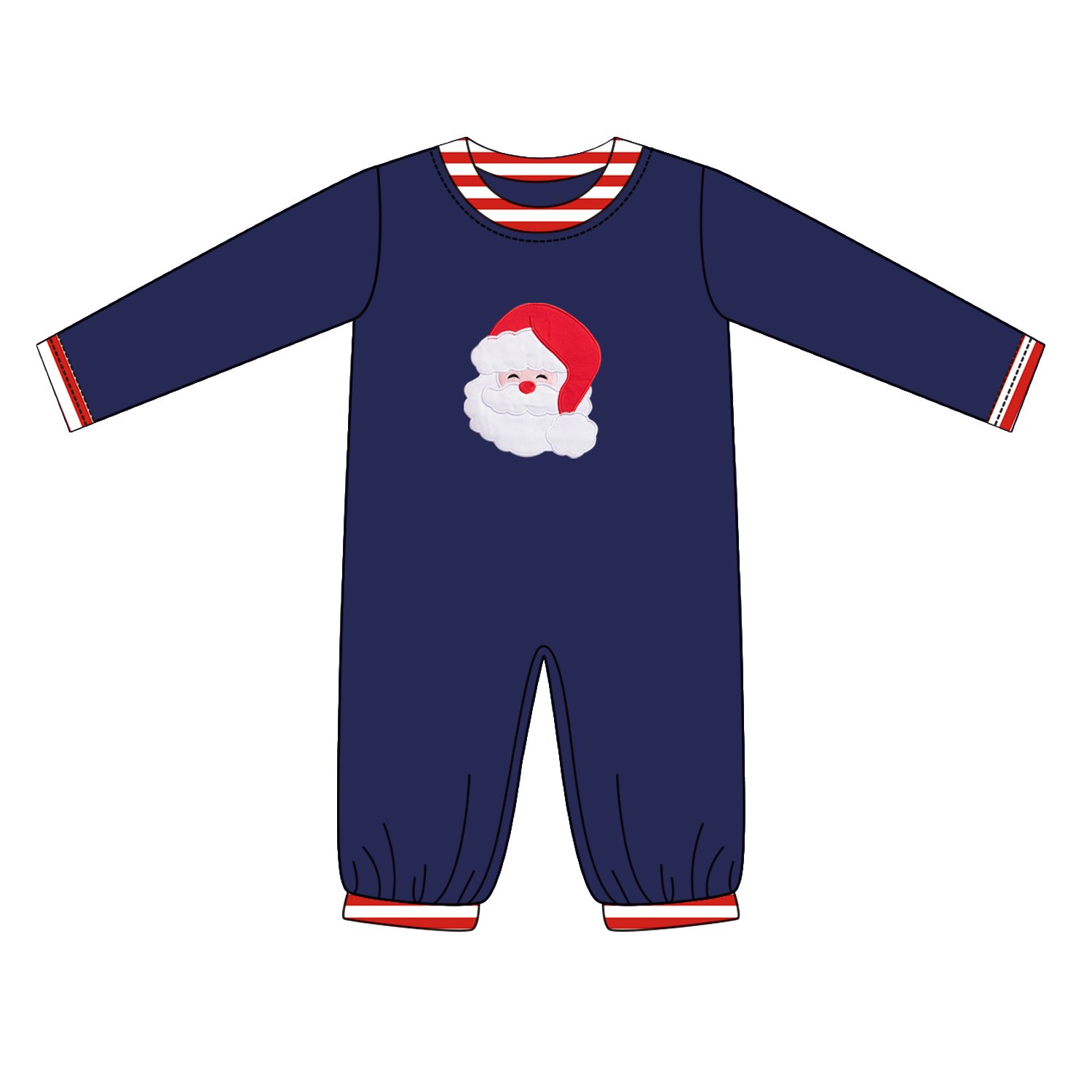 boyis new design cute Christmas Baby Rompers Newborn baby girl green Santa pattern clothes