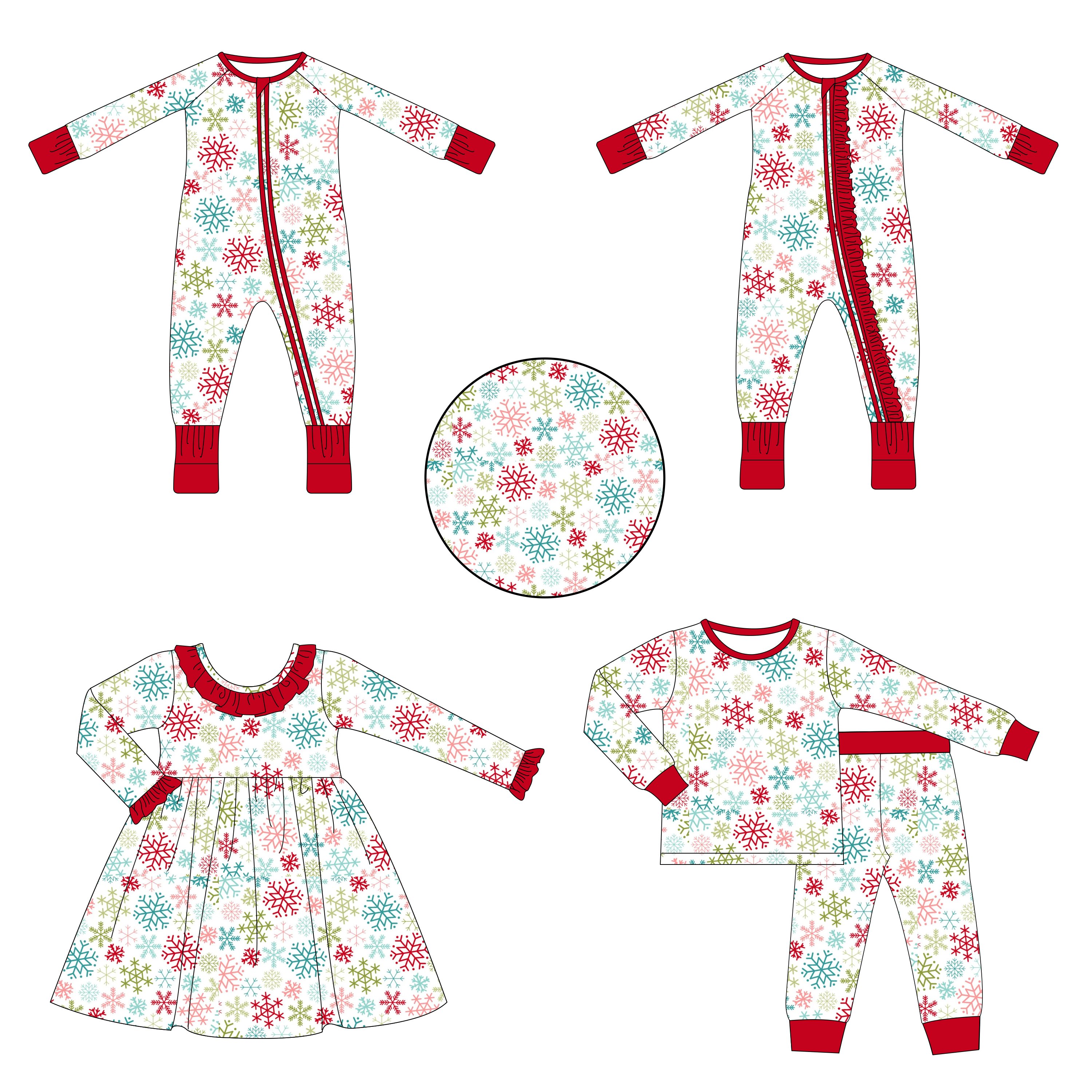 Custom Bamboo Fiber Baby Clothing for Kids Boutique Outfit Newborn Romper Jumpsuit Toddles Sleepwear Wear Bamboo Pajamas