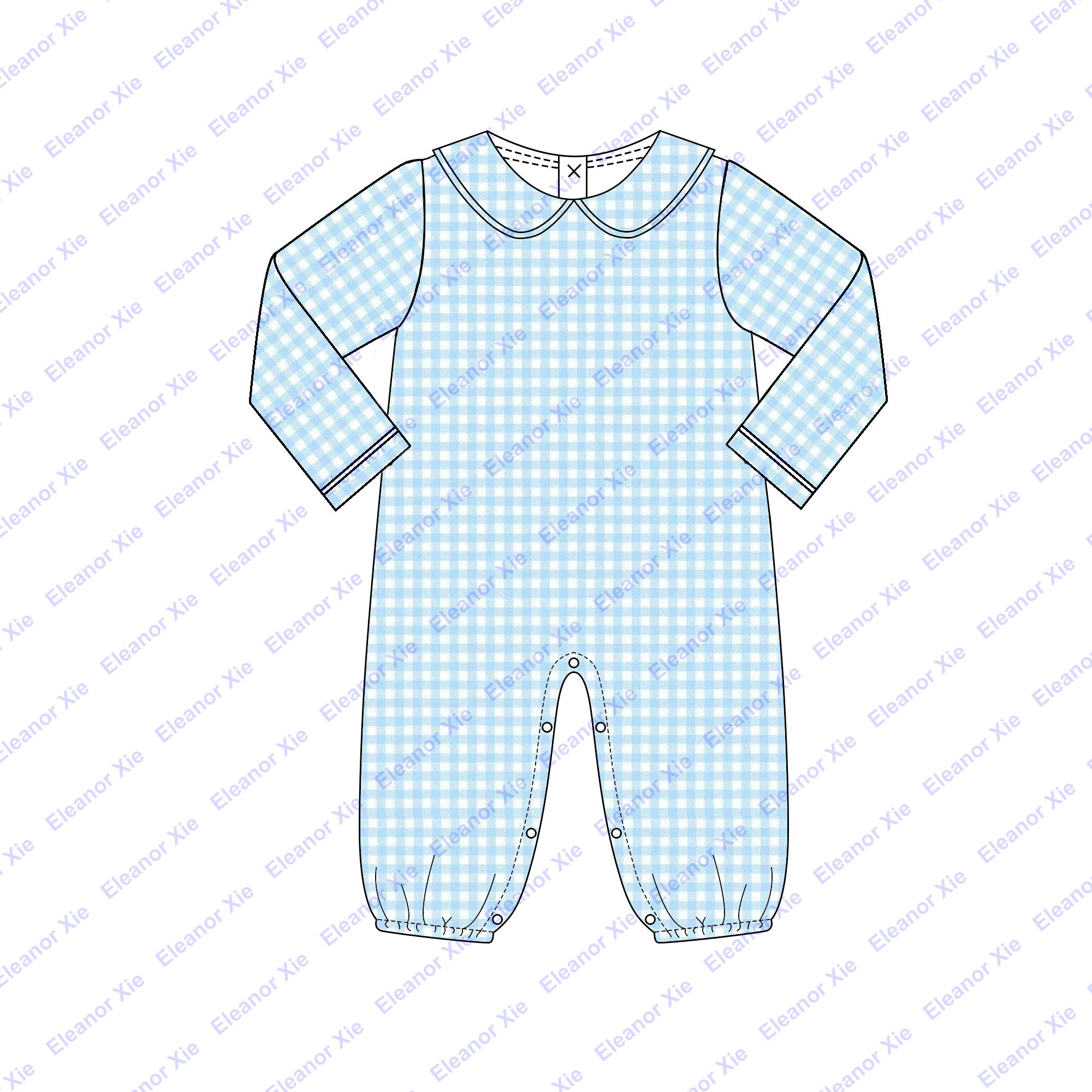 2025 Mardi Gras striped cotton baby boy clothes spring long sleeve peter pan collar toddler new born babies boys rompers