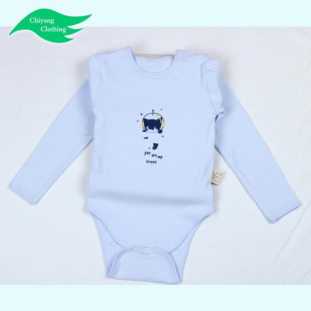 manufacturer Wholesale newborn long sleeve baby clothes baby plain white baby rompers