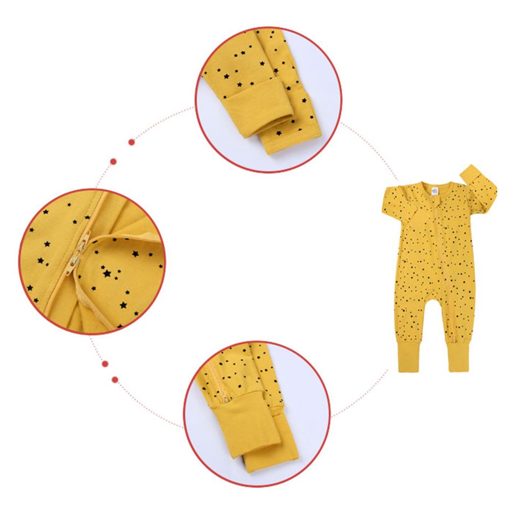 New Baby Clothes Newborn Boys Girls Romper Bule Parrot Printed Baby Jumpsuit Double Zipper Baby Rompers