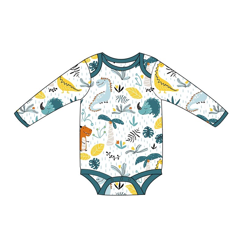 Customized Design High quality Newborn baby romper factory manufacturer bamboo baby zipper romper clothes