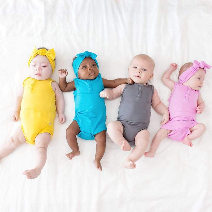 Short Sleeve Bamboo Baby Clothes High Quality Summer Black New Born Jumpsuit Baby Rompers