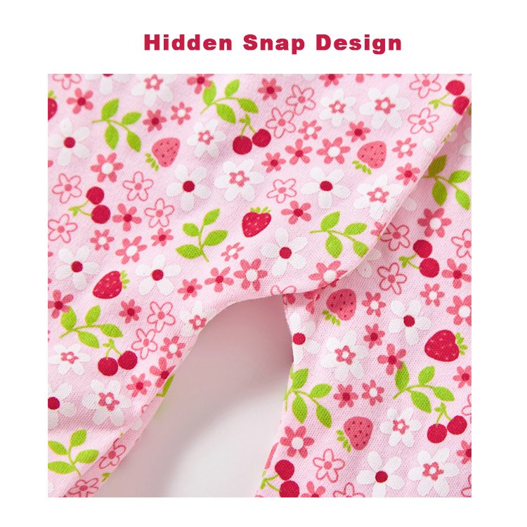 Baby Clothes Pajamas Spring Floral Print Newborn Girls Jumpsuit 100% Cotton Long Sleeve Baby Romper