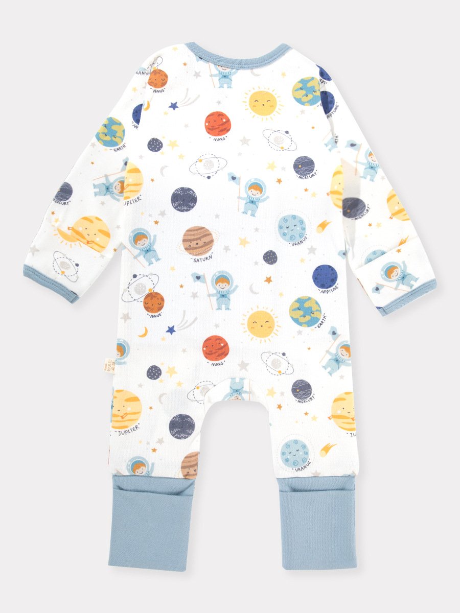 Wholesale 0-3 months Christmas new born baby clothes bamboo comfortable baby romper two way zipper baby boy pajamas knit romper