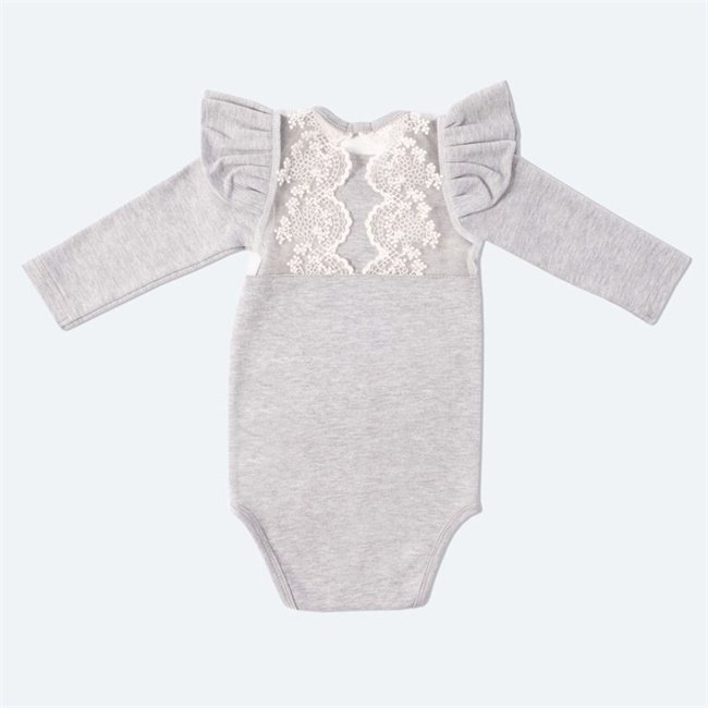 1Pcs Private Label RTS Spring Autumn Newborn Infant Toddler Clothes Long Sleeve Cotton Plain Bodysuit Girls Baby Romper