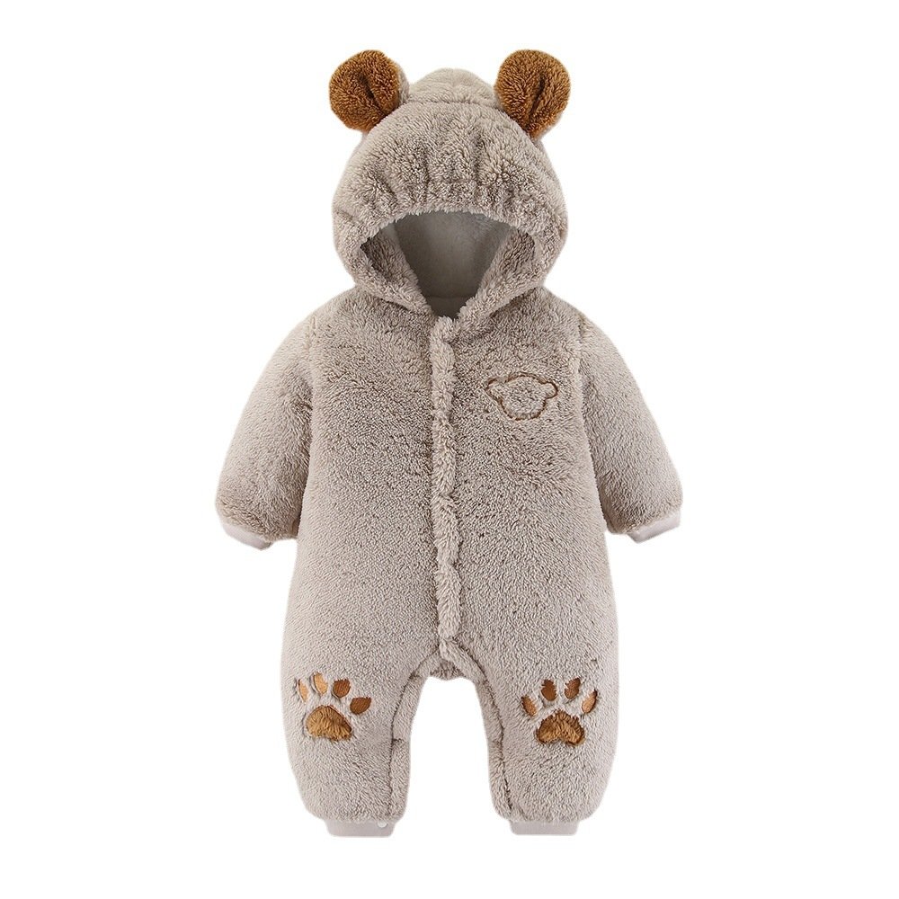 Wholesale Full Sleeve Warm Kids Jumpsuits Quality Infant Girls Boys Sleep Wear Clothes Winter Animal Newborn Baby Rompers