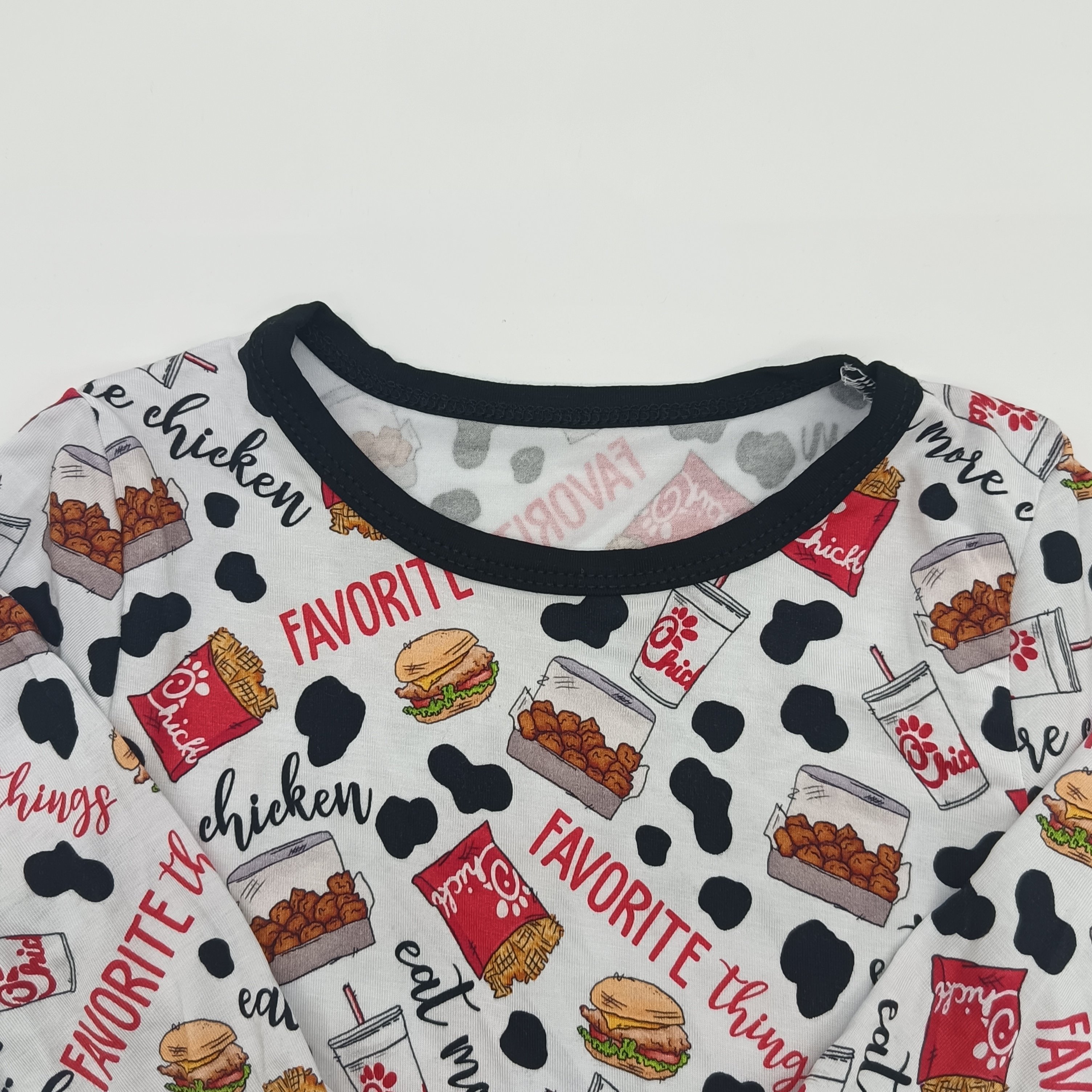 top sell comfortable Baby clothes kids Bamboo baby customized cartoon pattern Clothing sets 2pcs