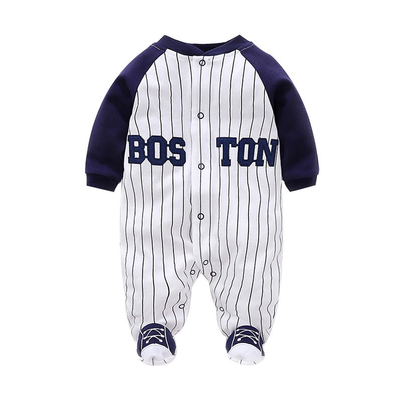 Newborn Clothing Baby Fashion 100% Cotton baseball style baby romper