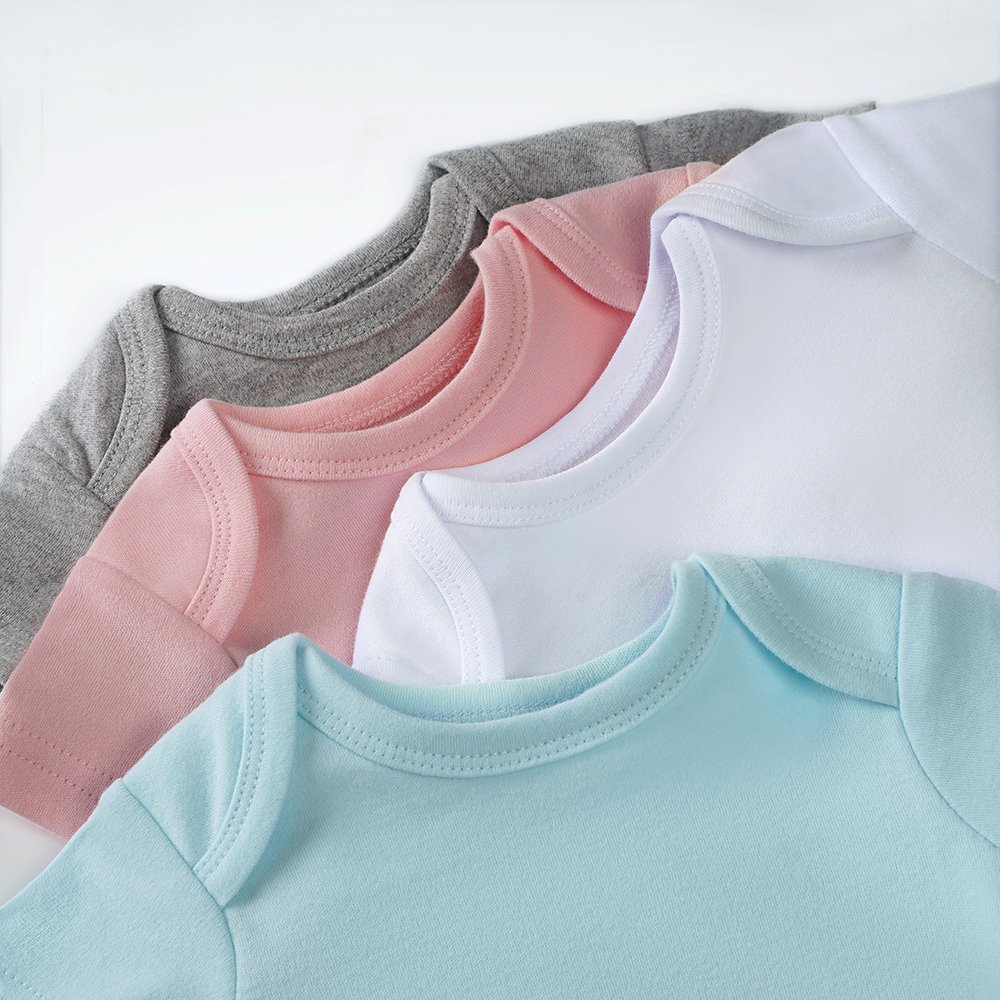 Cheap Price Oem/Odm Knitted Organic Cotton Custom Logo Print Baby Onesies Bodysuit Baby Rompers