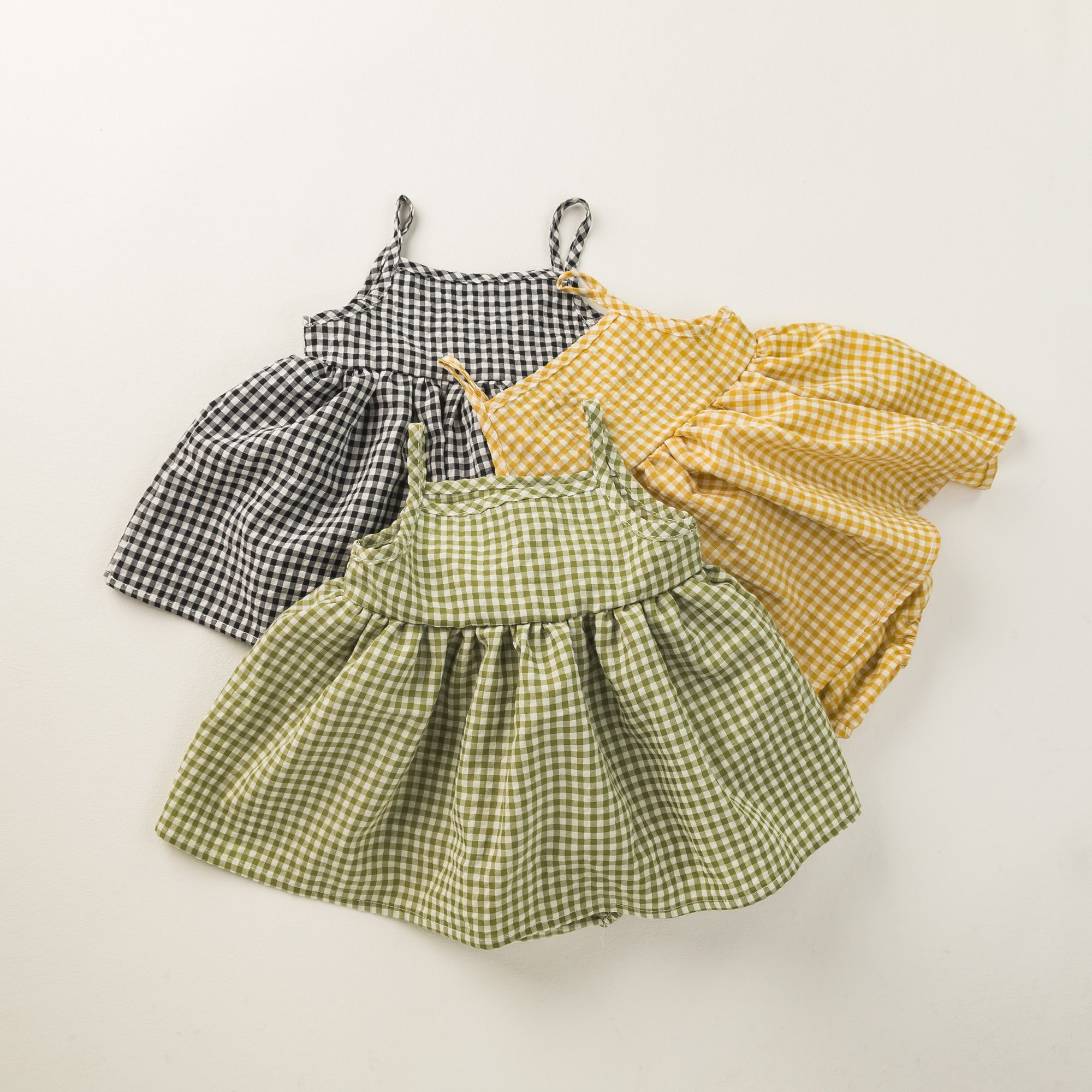 Wholesale Babany bebe Newborn Baby Girls Cotton Bodysuit Lattice Suspenders Culottes Rompers