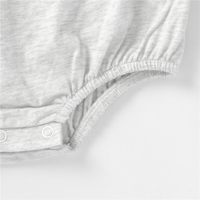 100% Organic Cotton Baby Onesie Clothes Blank Oversized Baby Bubble Rompers