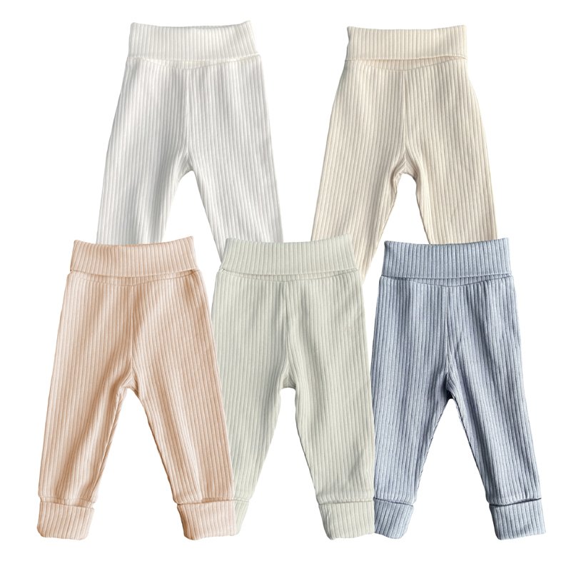 Wholesale ribbed Cotton newborn bodysuit pants cap baby clothes sets cotton newborn adjustable wrap baby bodyvest clothes sets