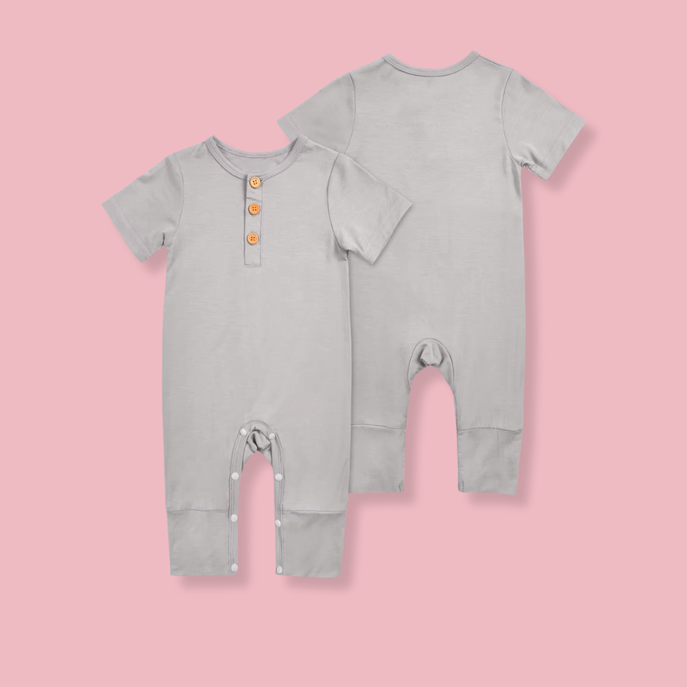 Manufacturer Wholesale Summer Custom Bamboo Baby Romper Kids Clothing Baby Boys' and Girls' Rompers