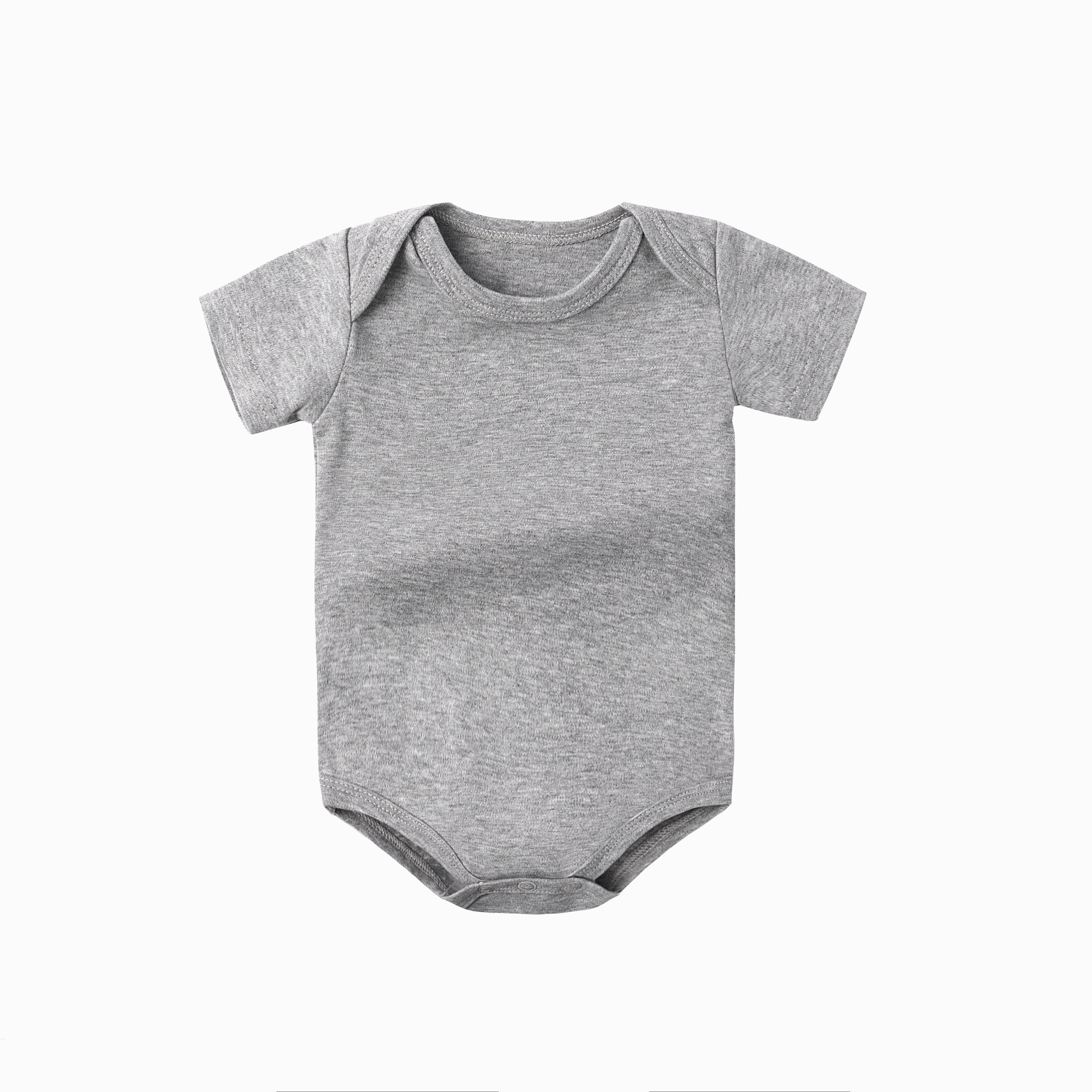customized logo design cotton baby crawling clothing romper