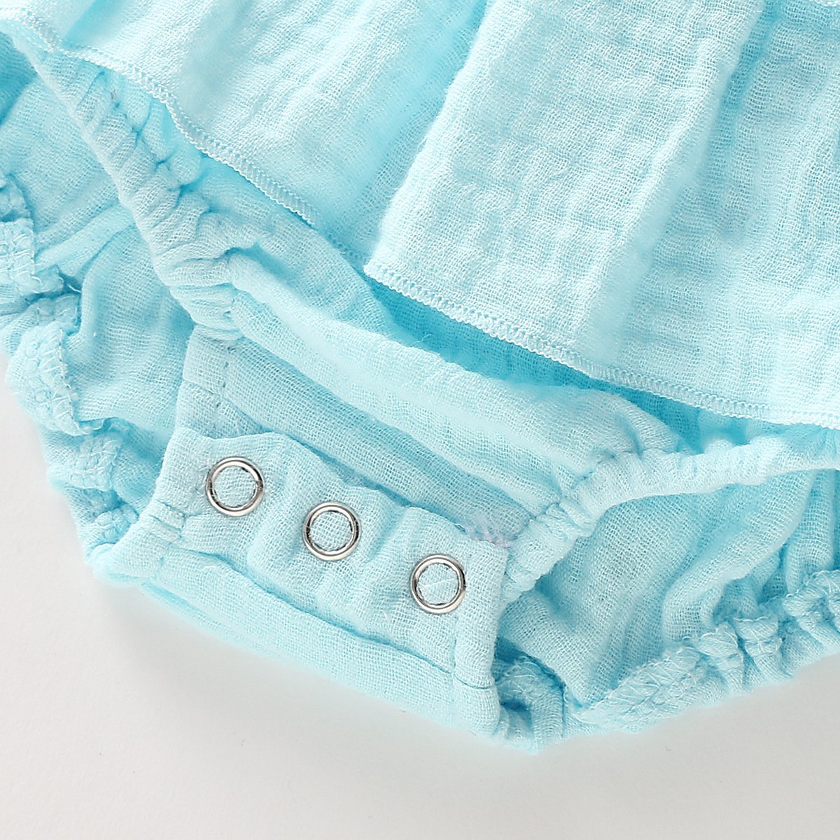 Muslin Baby Bodysuit Summer Solid Clothes Cotton Rompers Jumpsuit Unisex Baby Clothes