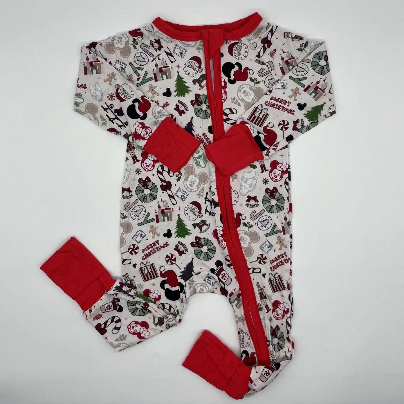Child Pajama Unique Style Bamboo Rayon Long Sleeve Baby Romper