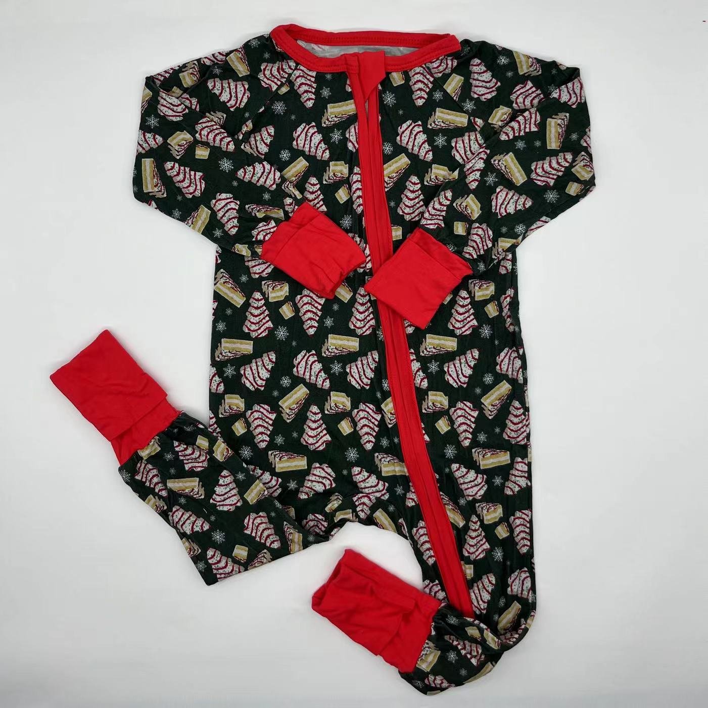 Child Pajama Unique Style Bamboo Rayon Long Sleeve Baby Romper