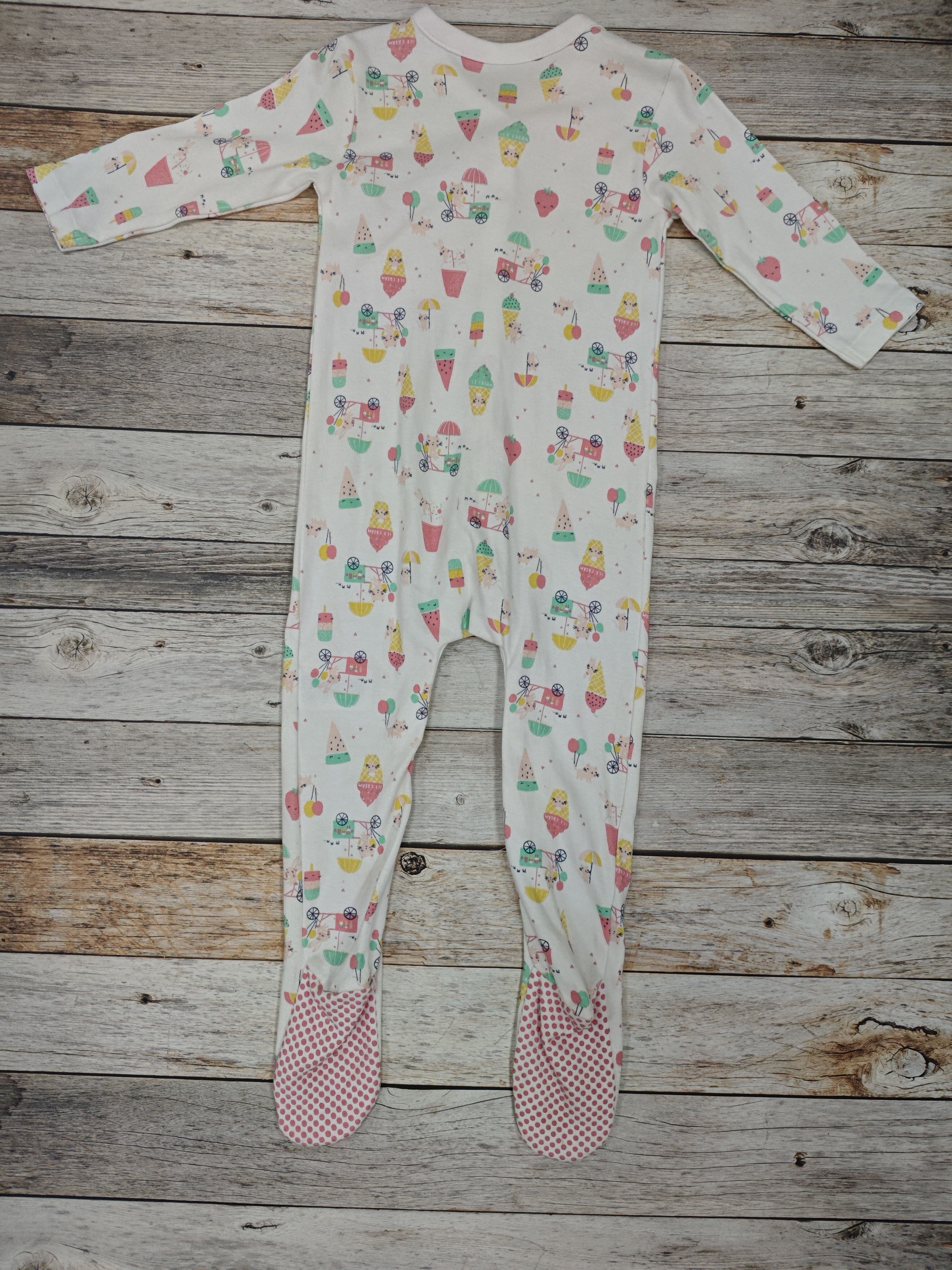 Baby Rompers 100% Cotton Short Sleeve Romper Summer Print Jumpsuit with Snap up Design and Button Closure for Boys and Girls
