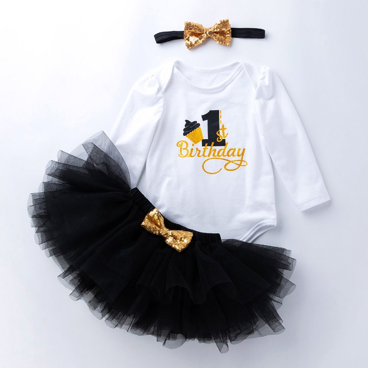 New Born Baby Romper Clothes Long Sleeve Baby Cotton Rompers First Year Birthday Outfit