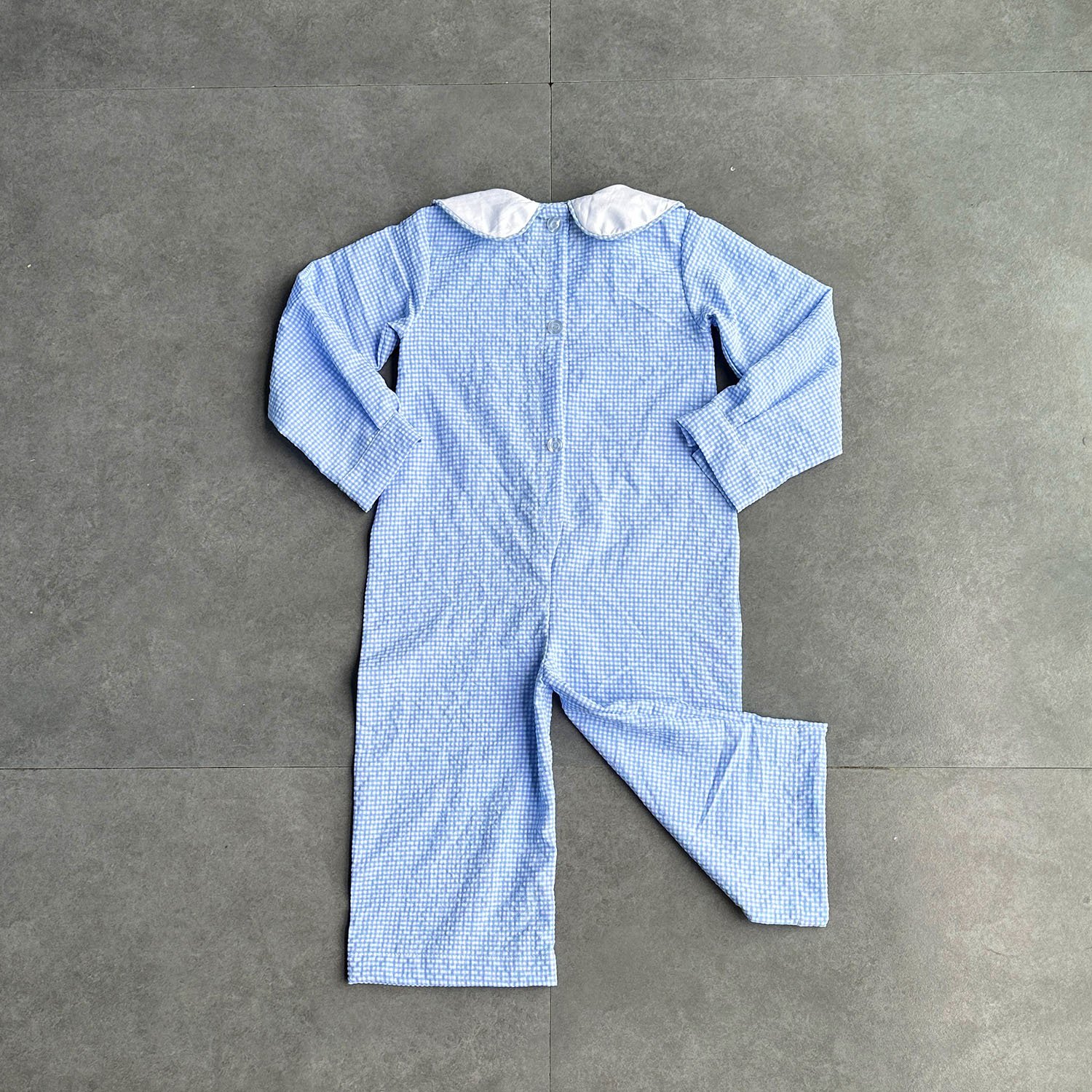 Yihui factory direct sales clothing jumpsuit organic custom style Embroidery comfortable children clothes cotton baby romper