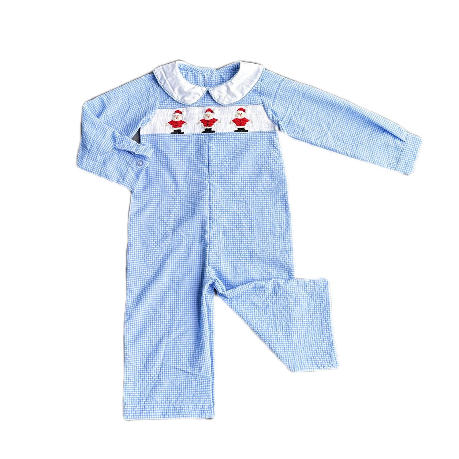Yihui factory direct sales clothing jumpsuit organic custom style Embroidery comfortable children clothes cotton baby romper