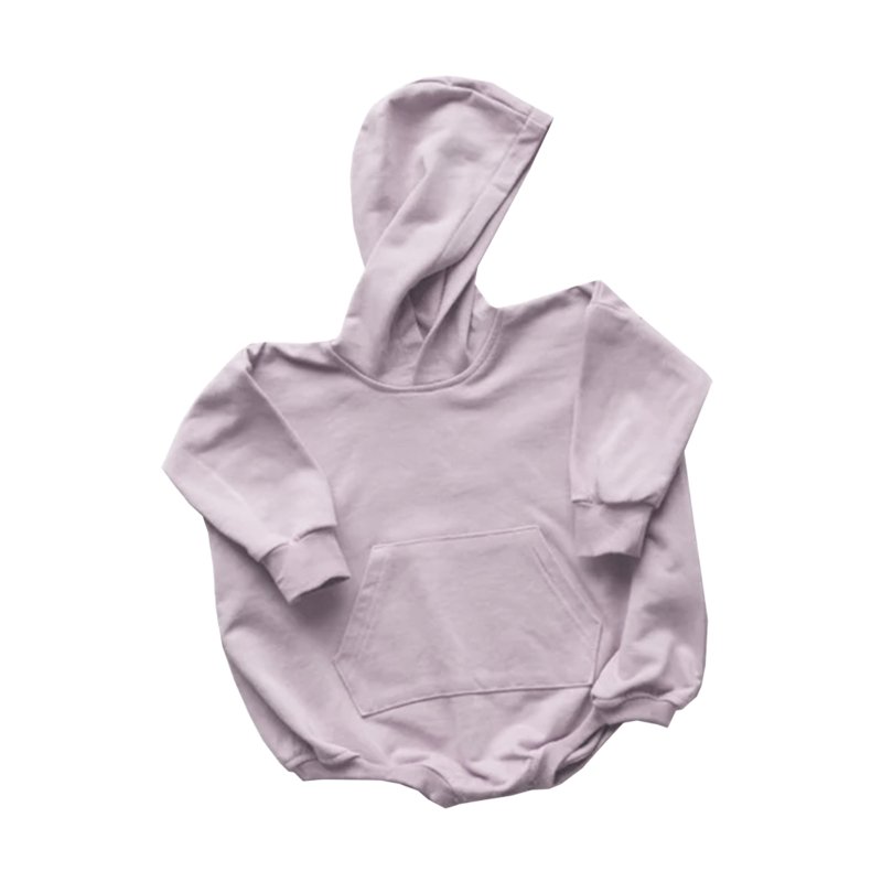 Wholesale 2024 Spring And Autumn Sweatshirt Baby Romper Cute Bear Hooded Knitted Cotton Baby Romper