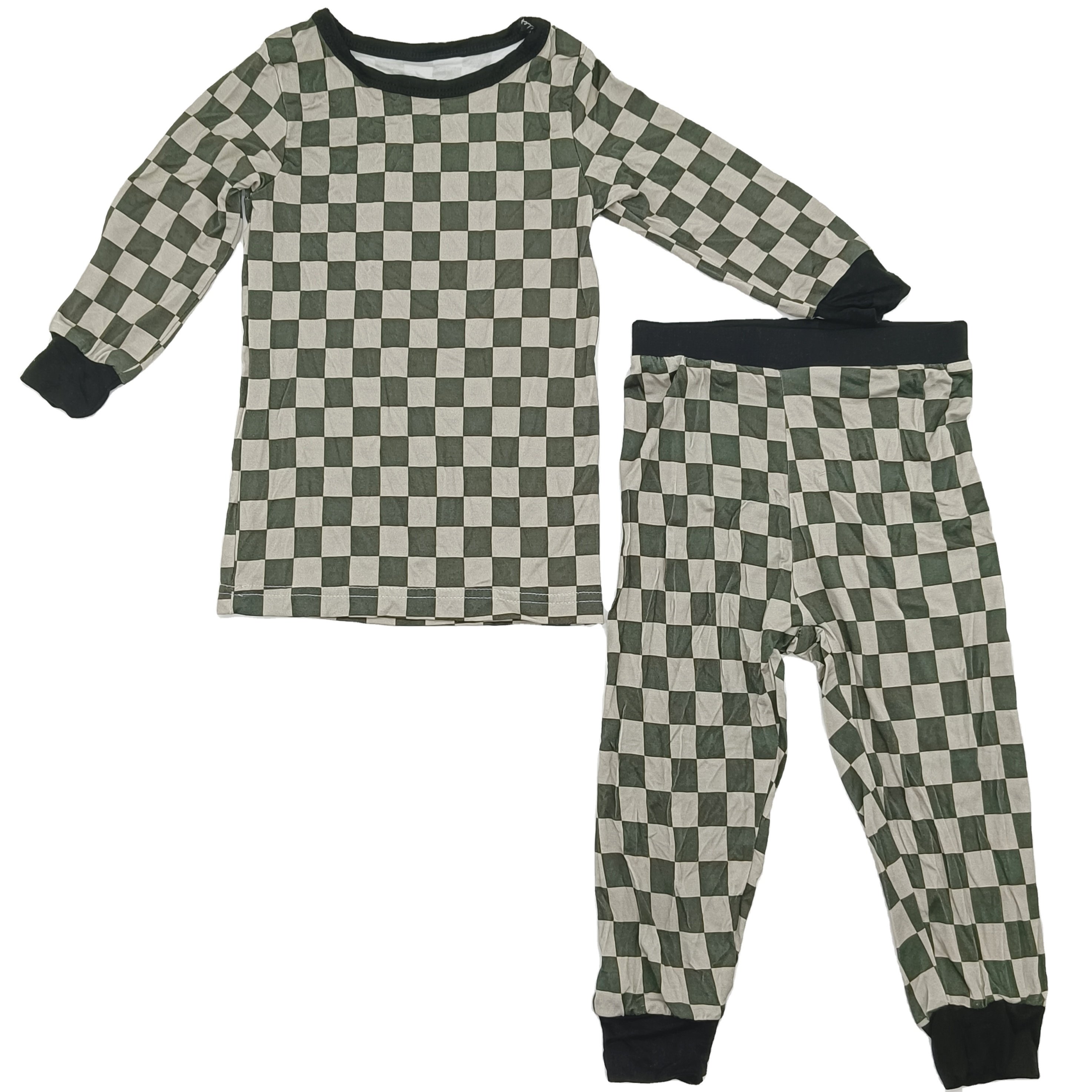 2022 organic rib cotton long sleeve 2PCS Baby Clothes