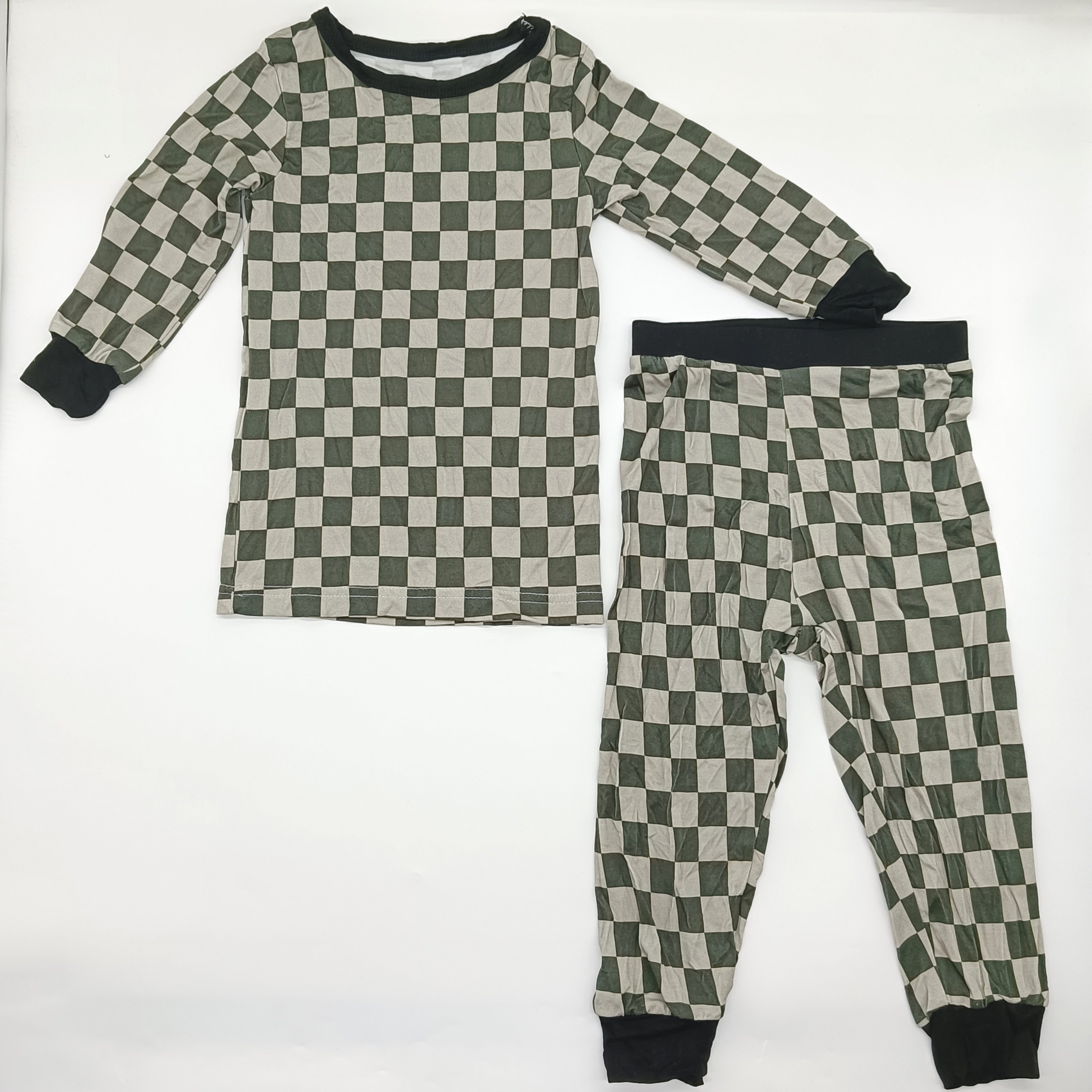 2022 organic rib cotton long sleeve 2PCS Baby Clothes