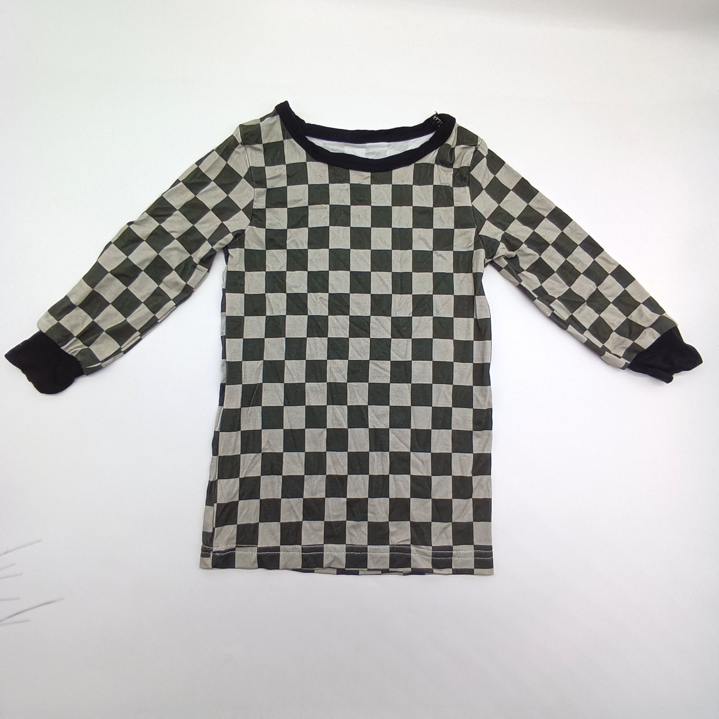 2022 organic rib cotton long sleeve 2PCS Baby Clothes