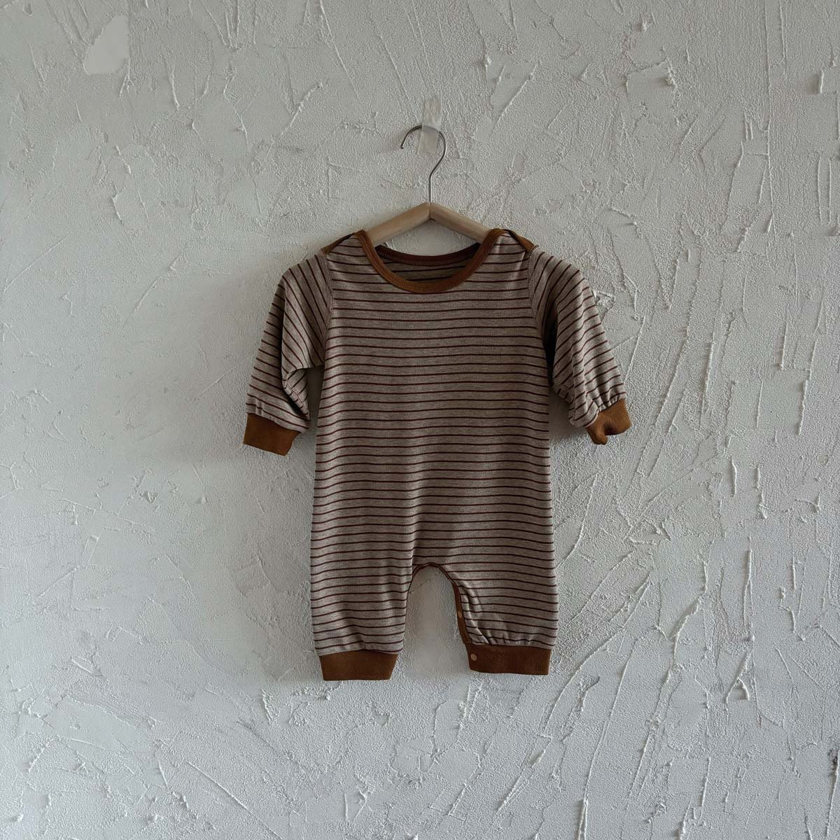 Wholesale 2024 Fall Baby Clothing Fashion Striped Long Sleeve Cotton Baby Rompers