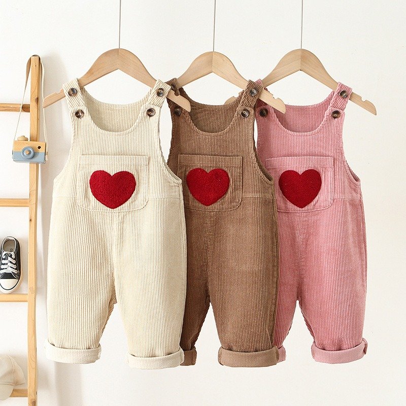 Wholesale Children Clothes Autumn Fall Clothing Kids Jumpsuit Toddler Bodysuit Boys Girls Corduroy Baby Romper