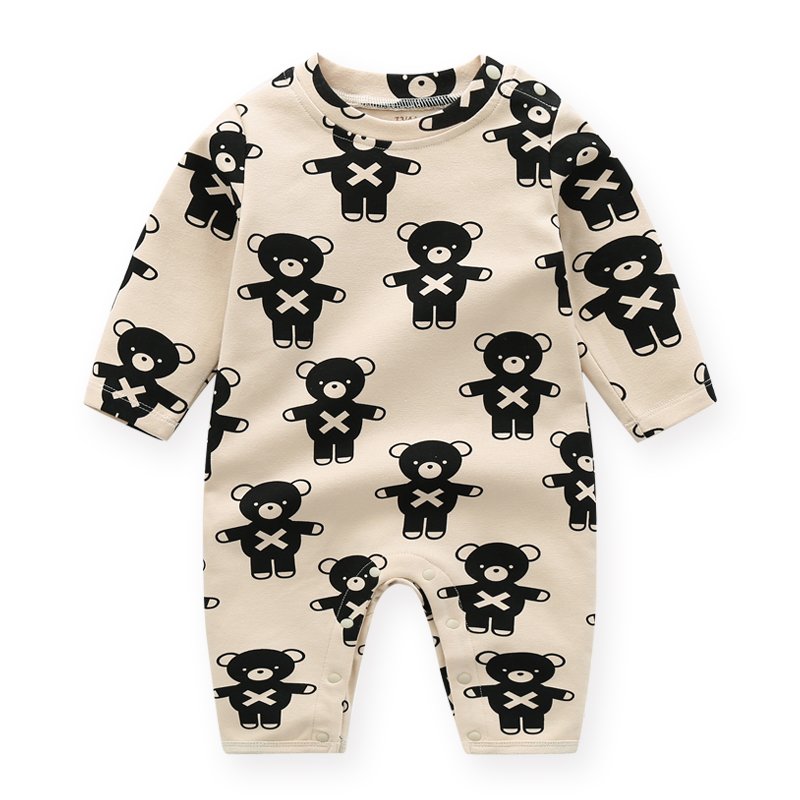 AustinBella/fashion boutique baby clothes high quality manufacturer supplier design custom print knitted baby romper set outfit
