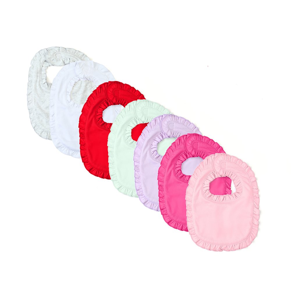 Personalized cotton baby girls footie long sleeve newborn girl sleeper ruffle solid infant coming home clothing set