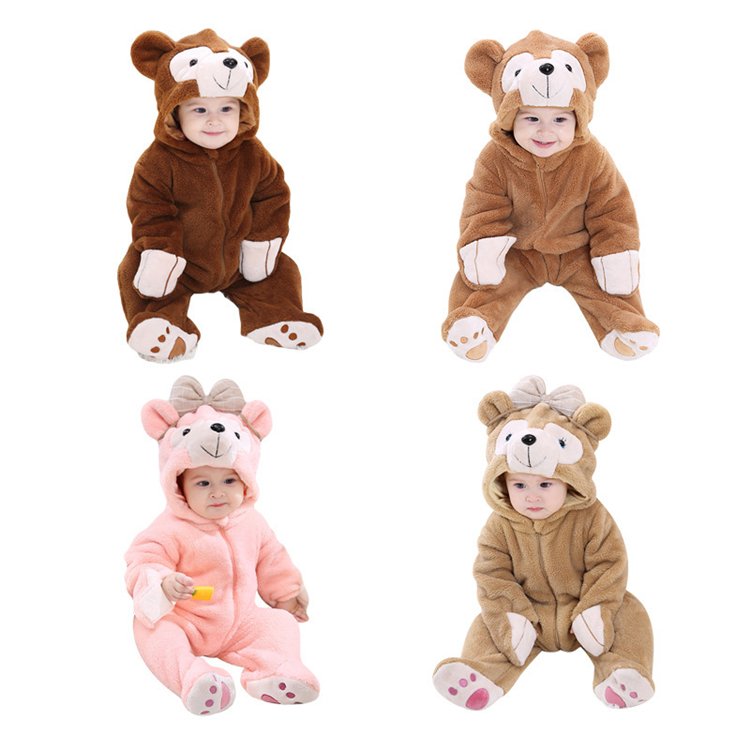 wholesale Guangzhou factory quality customized Infant baby Clothes Newborn Baby Romper Animal baby Clothing