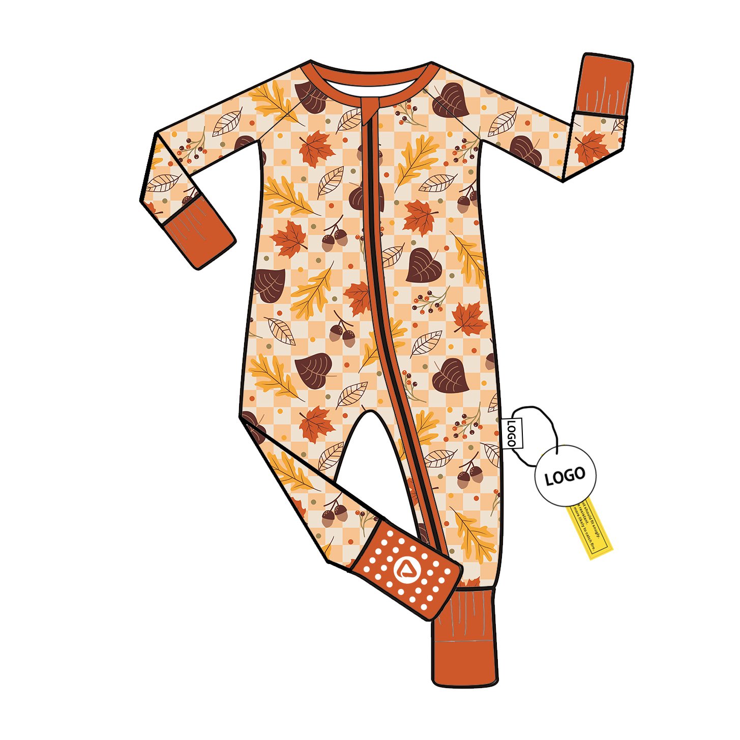 Custom Reactive Print Organic Bamboo Clothing Zip Baby Rompers Wholesale Baby Boy's and Girls 95% Bamboo 5% Spandex Baby Rompers