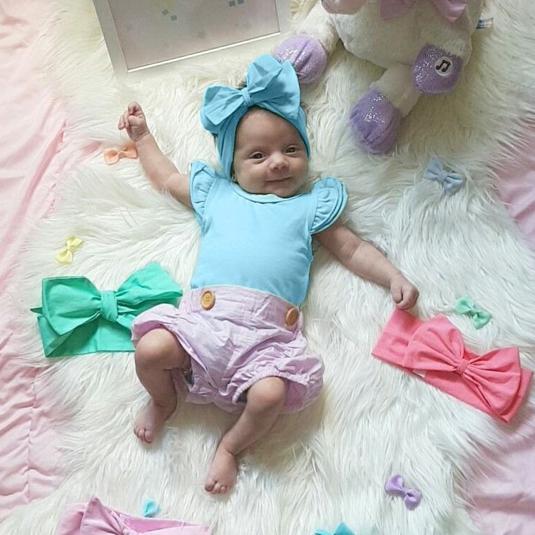 Customize Baby Girl Rompers 100% Cotton Babi Onesie Clothes Ruffled Flying Short Sleeve Summer Baby Onsies