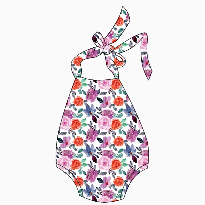 QINGLI High Quality OEM Casual Baby Romper Knit Romper wholesale blank clothes baby bubble romper