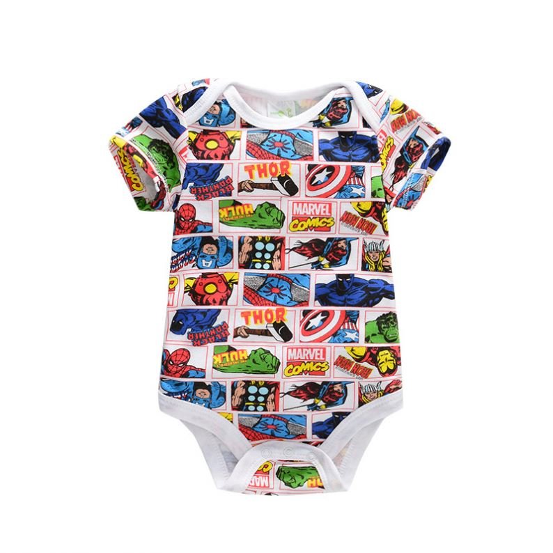 New Summer Kids Casual Wear Boys Funny Baby Rompers Of Sport Style