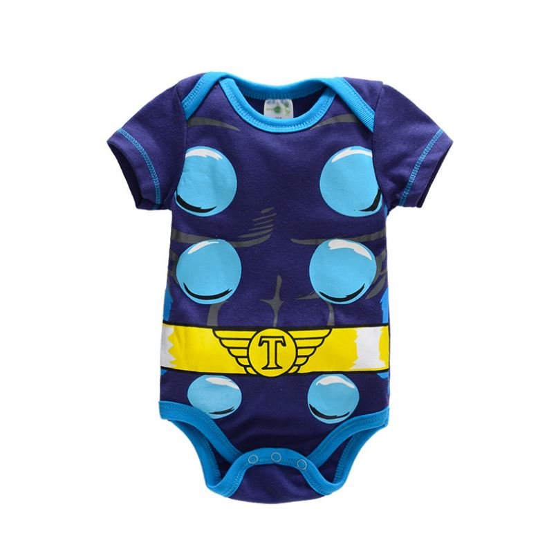 New Summer Kids Casual Wear Boys Funny Baby Rompers Of Sport Style