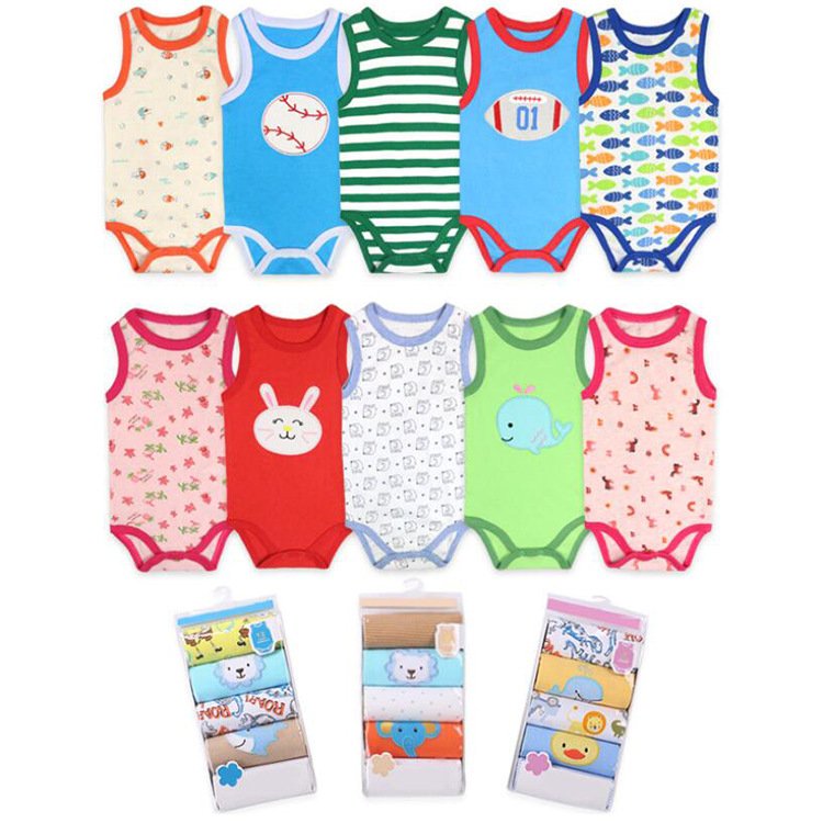 12 Months Newborn Babies Bundle Pajamas Cute Baby Boy Clothes Rompers For 3 Months